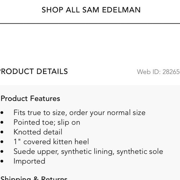 Sam Edelman Black Pointed Toe Mules - Picture 8 of 8